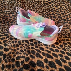Skechers Pastel Tie-Dye Kids Slip-On Sneakers
